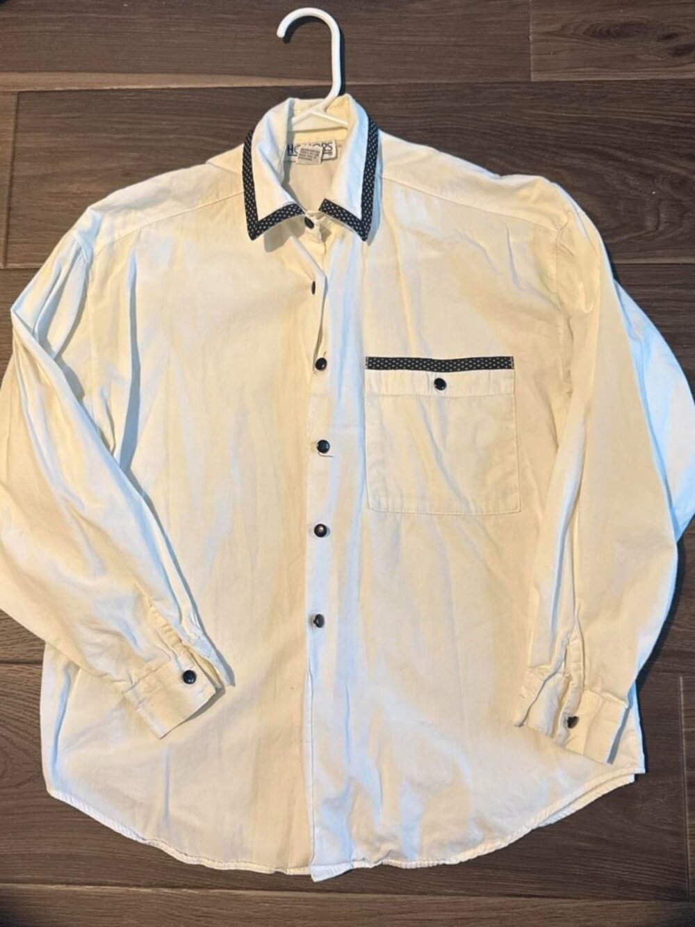 Honors White Button Up 90s Blouse